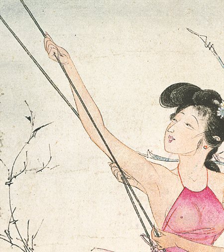 岳西-胡也佛的仕女画和最知名的金瓶梅秘戏图